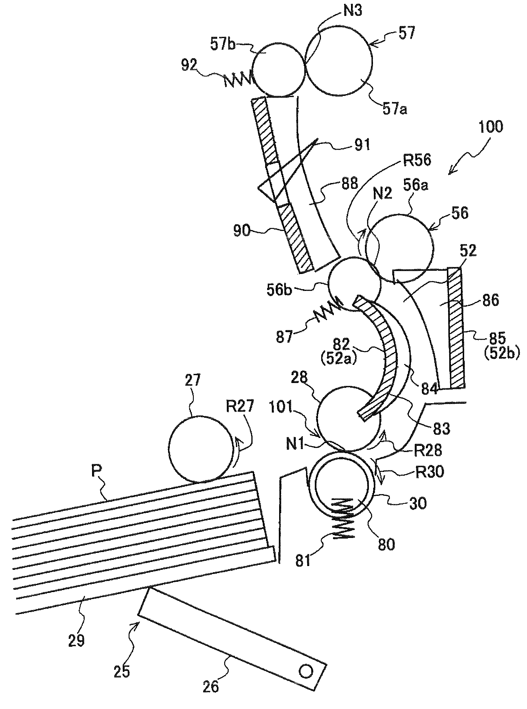 Sheet conveying apparatus and image forming apparatus with the sheet conveying apparatus