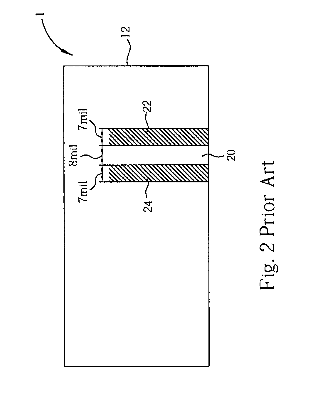 Differential signal layout printed circuit board