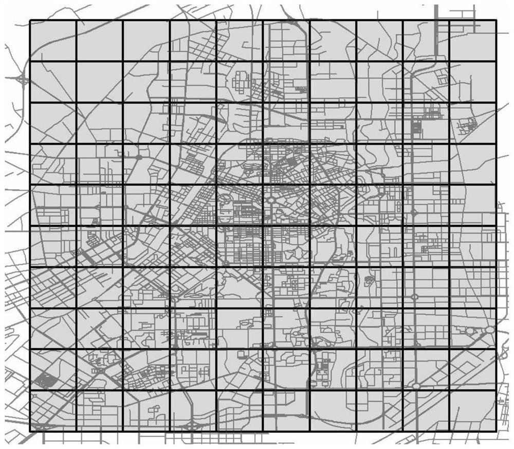 Method and system for monitoring traffic operation status of urban road network