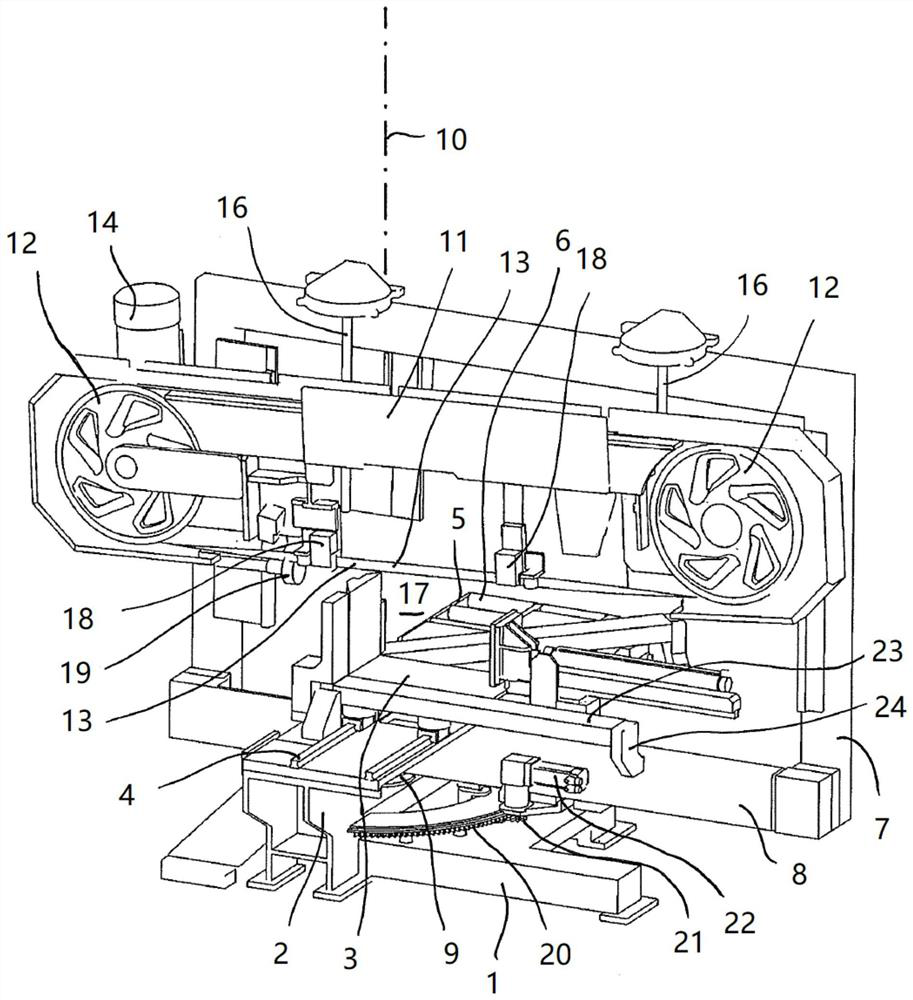 sawing machine for miter cuts