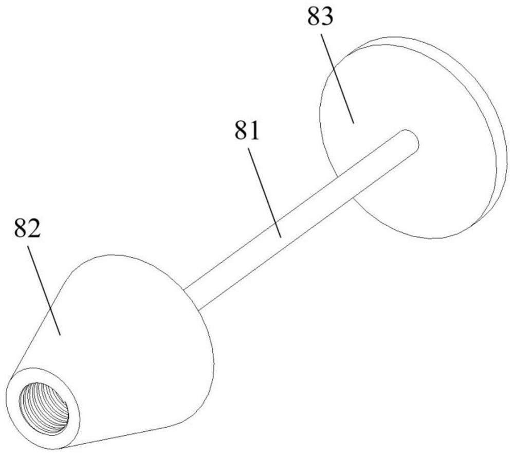 Asymmetric heat-proof bridge split bolt capable of reducing building energy consumption and mounting method