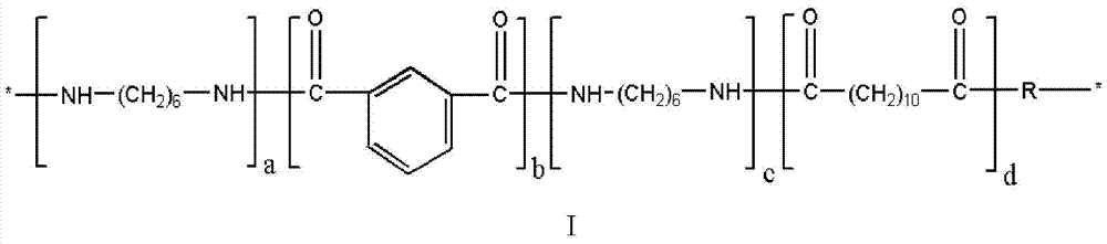 Long carbon chain semi-aromatic transparent nylon and its synthesis method