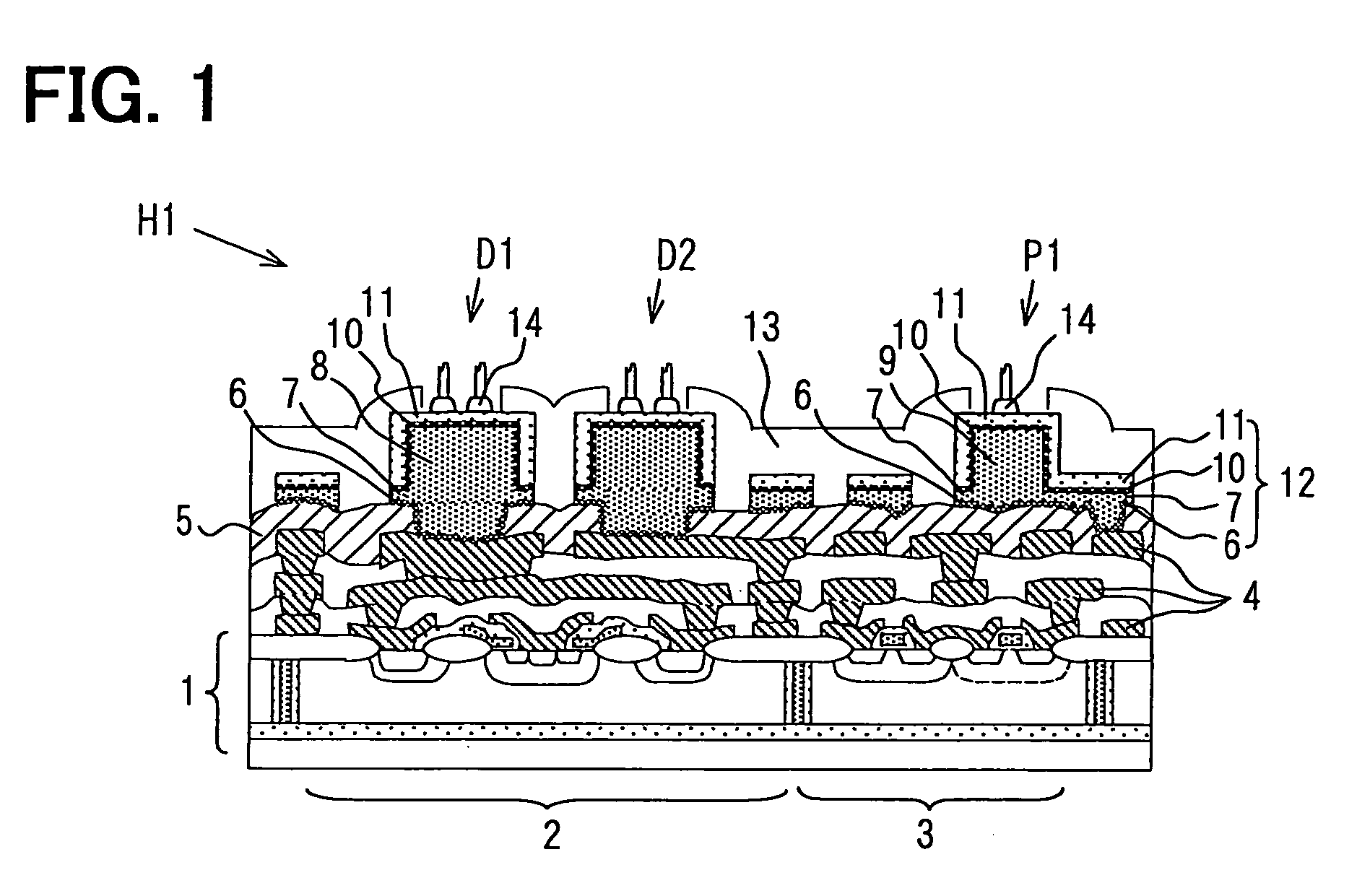 Power composite integrated semiconductor device and manufacturing method thereof