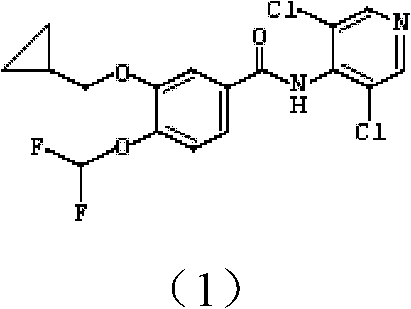 Pharmaceutical composition containing roflumilast