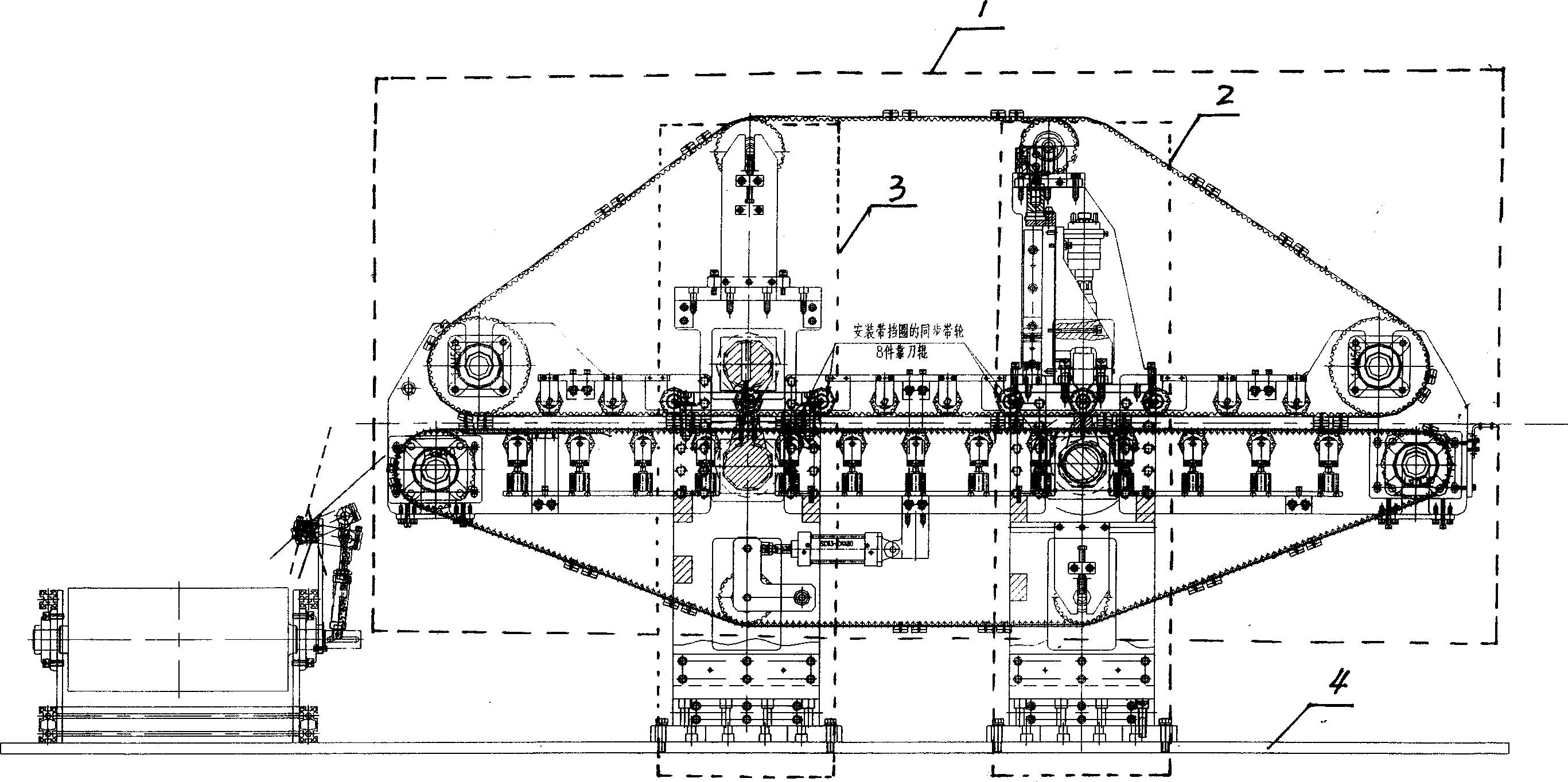 Delivery , clamping, welding and cutting device and method for adult incontinence pants