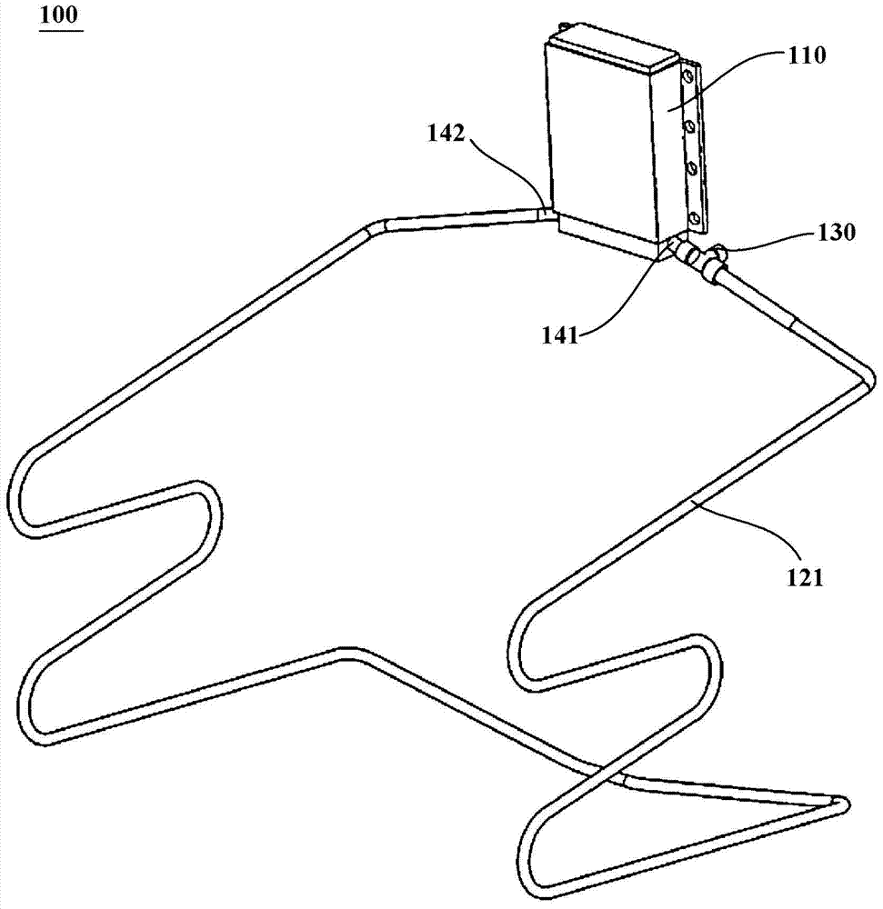 Heat exchange device and semiconductor refrigerator with heat exchange device