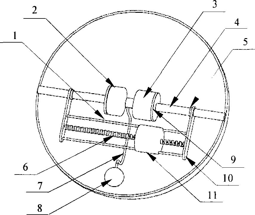 Spherical robot driving system and control method thereof