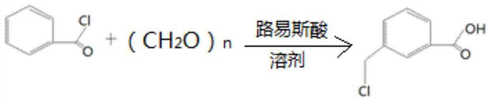 A kind of synthetic method of 3-chloromethylbenzoic acid