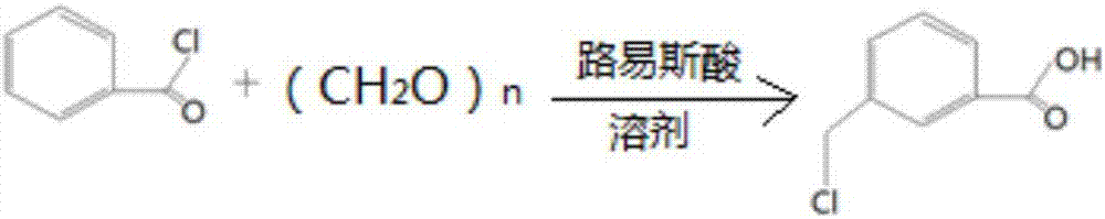 A kind of synthetic method of 3-chloromethylbenzoic acid