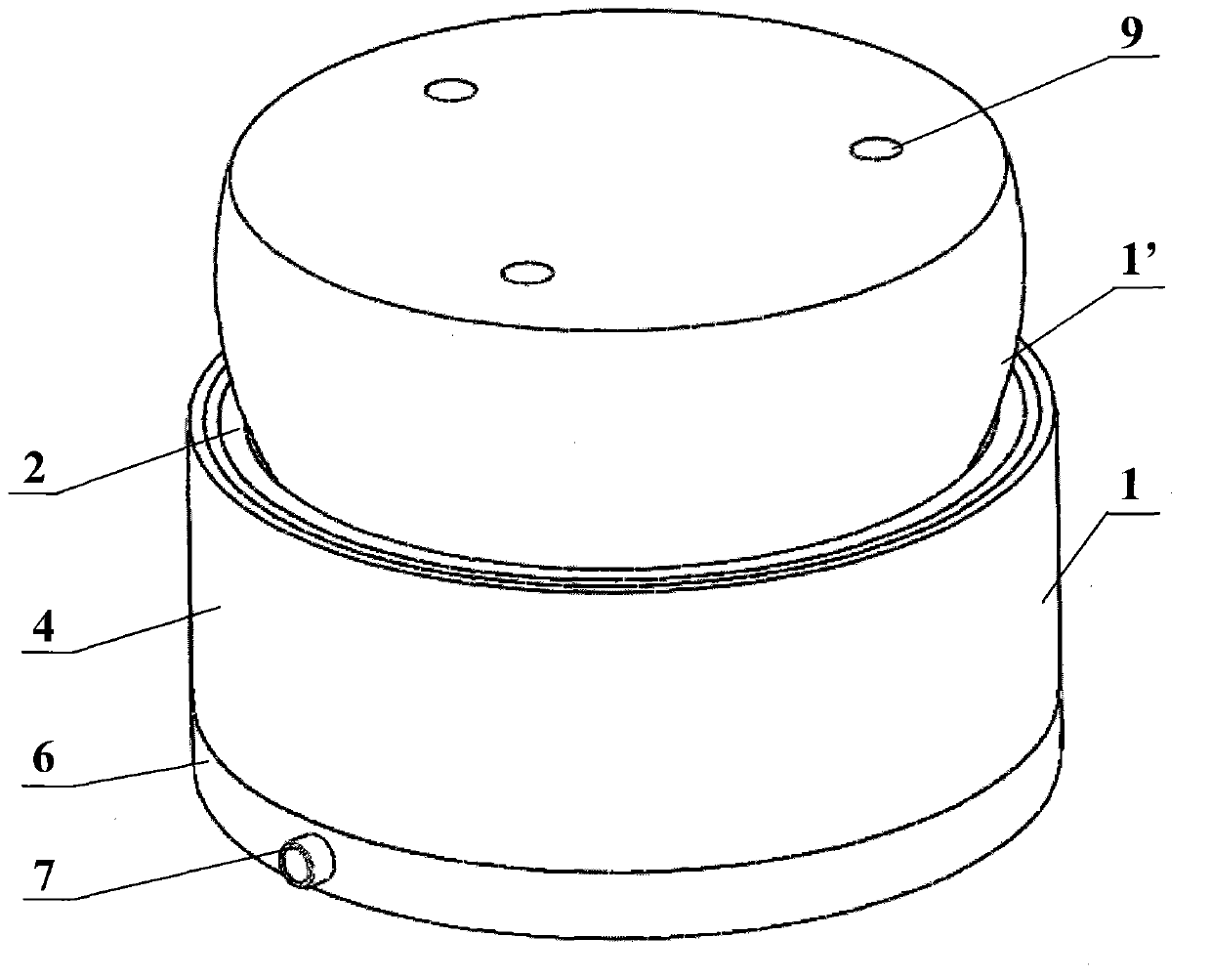 Slit type air floating ball bearing