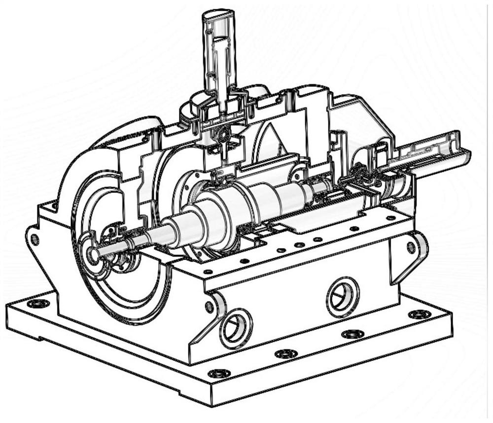 A spindle bearing impact test bench