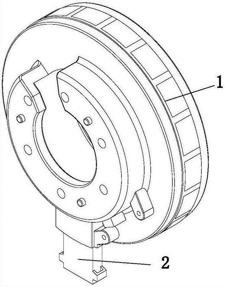 Stator connection structure of outer rotor motor