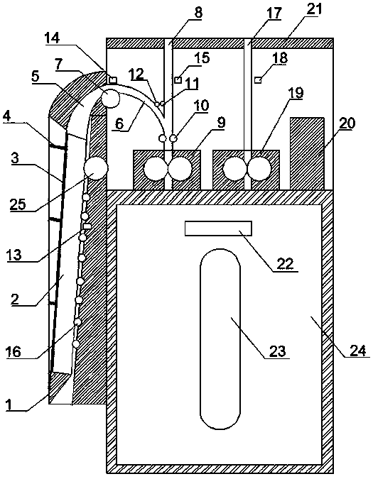 A kind of automatic paper shredder and automatic shredding method