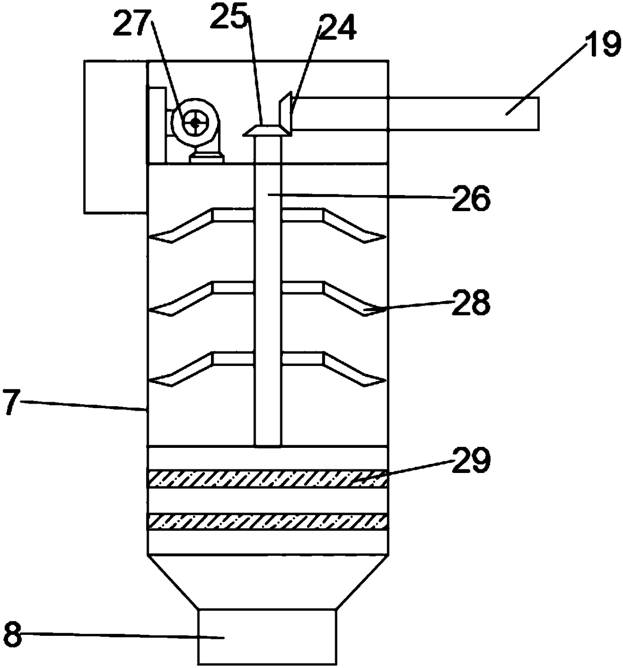 Medical waste treatment device having good pulverizing effect and high safety