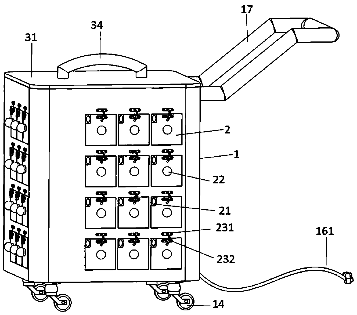 Movable bone tissue cryopreservation device