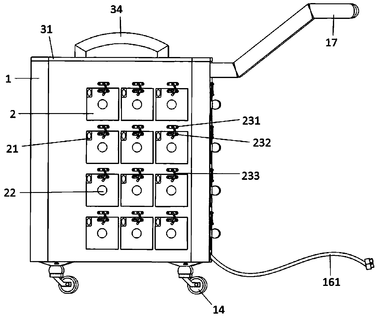 Movable bone tissue cryopreservation device