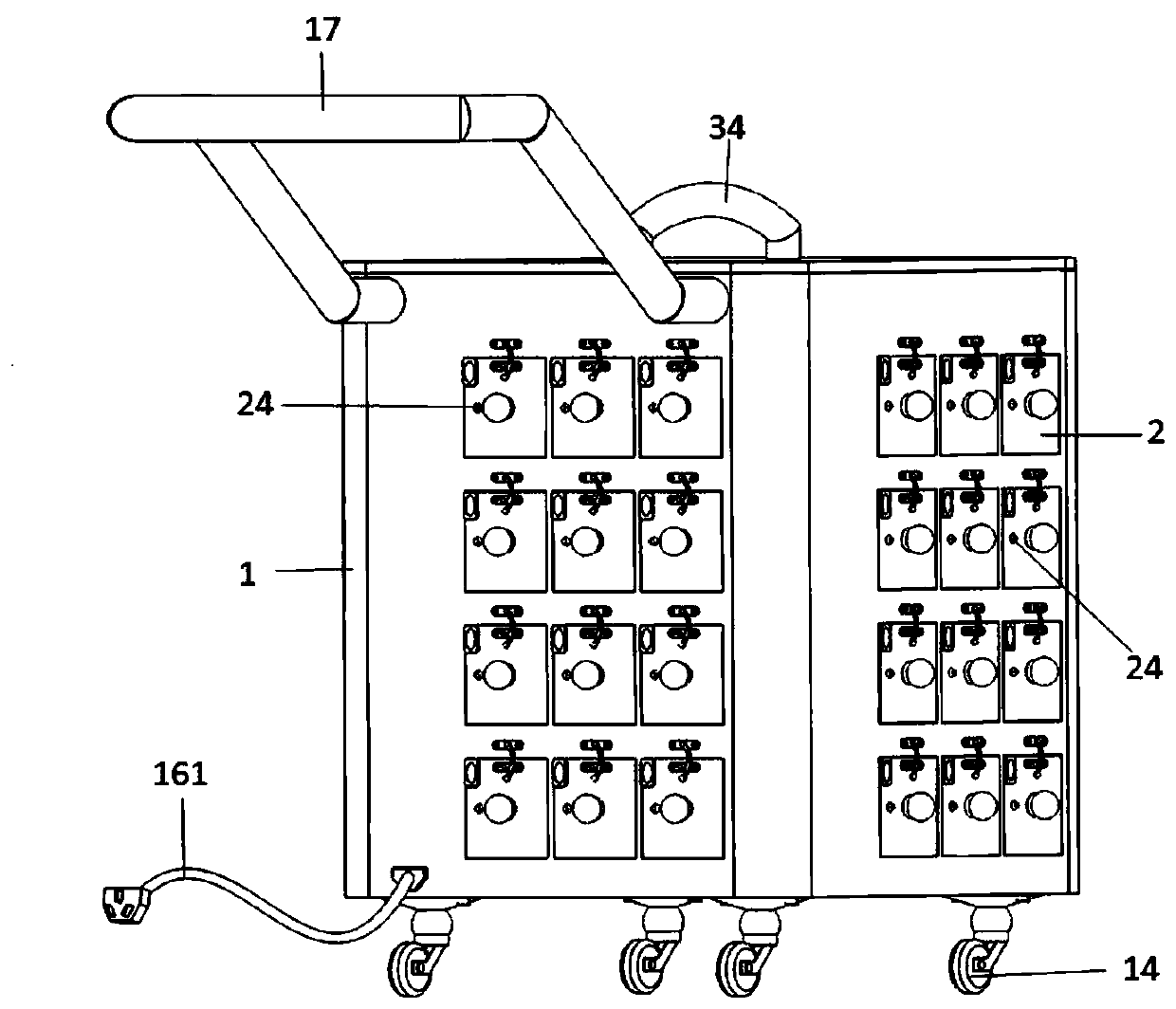 Movable bone tissue cryopreservation device