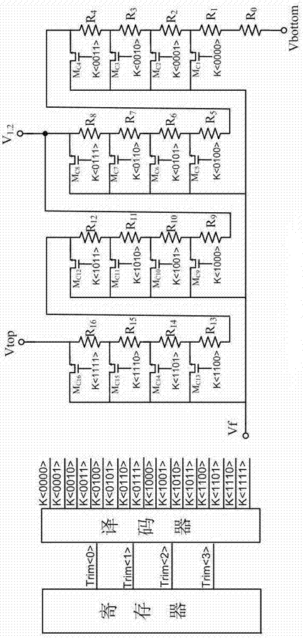 High-precision correcting circuit for band-gap reference voltage source