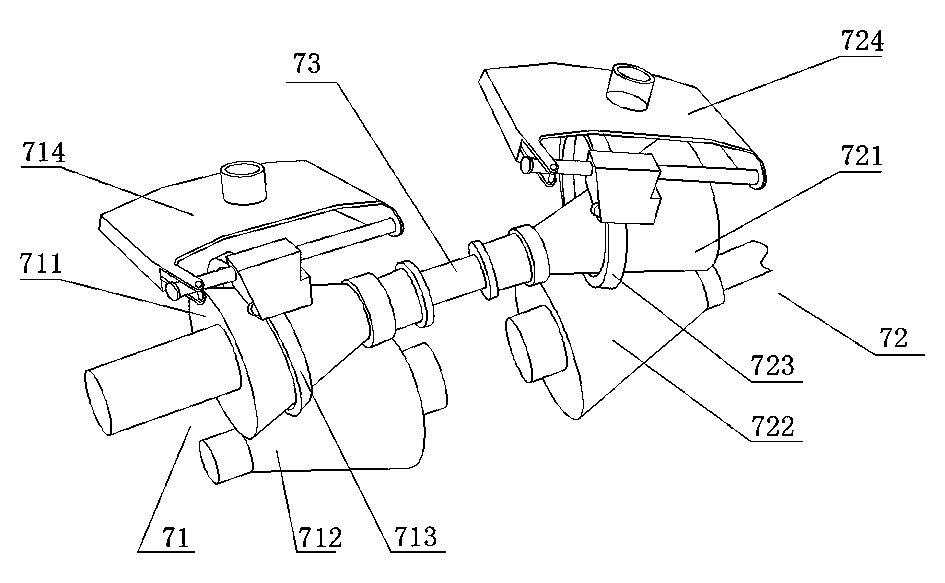 Detachable tracked vehicle with CVT and reverse