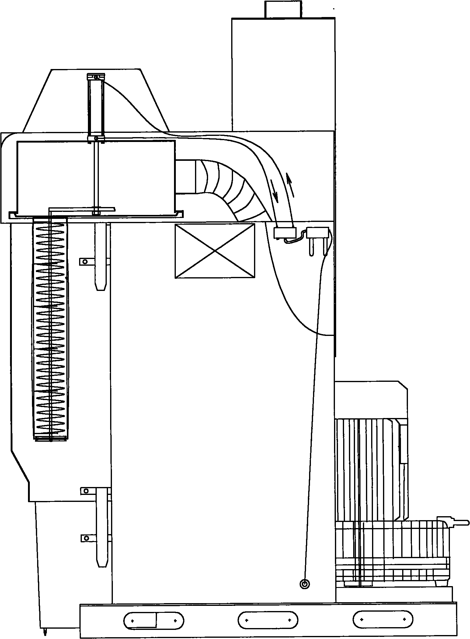 Pneumatic dust-cleaning device of bag-type dust remover and dust-cleaning method thereof