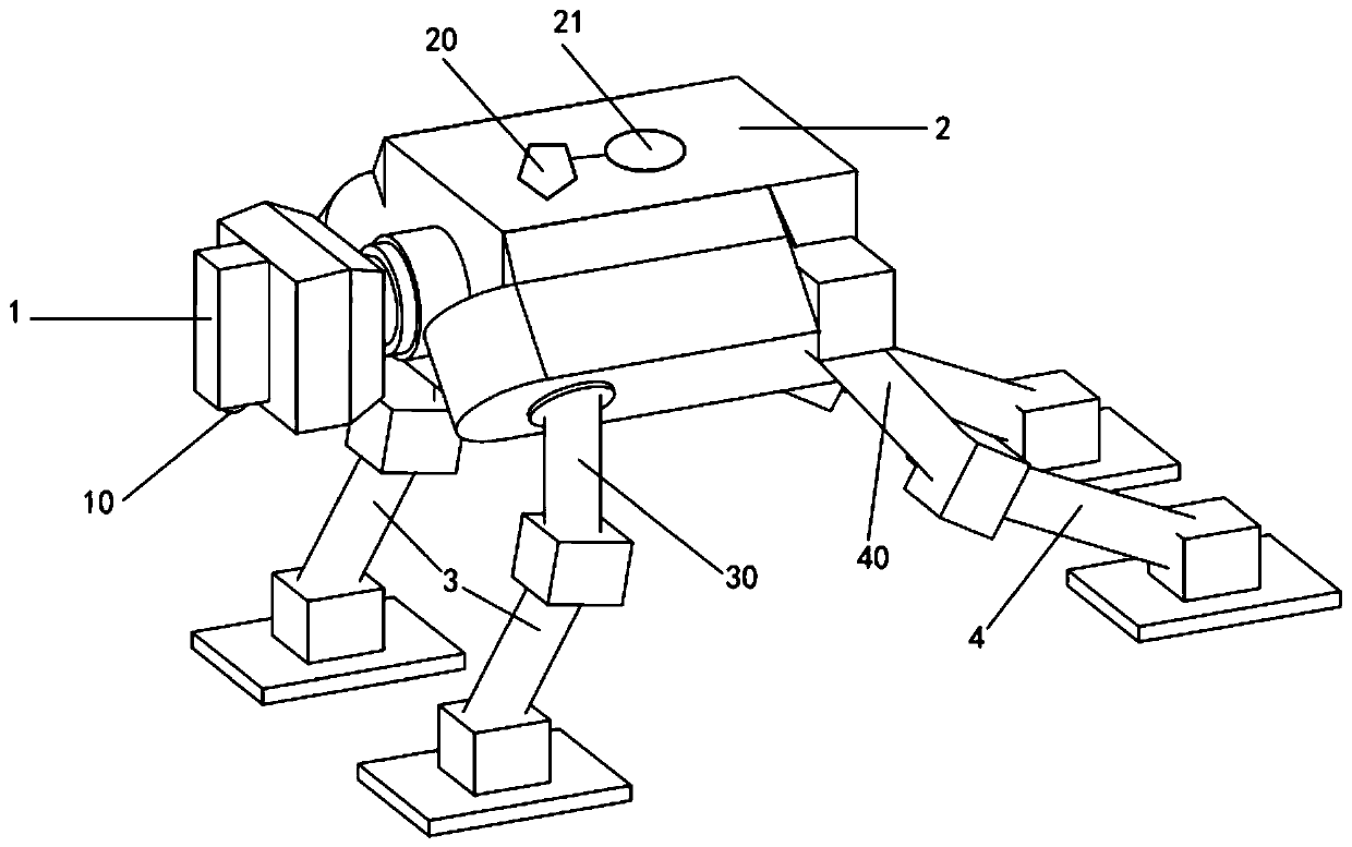 Self-obstacle-crossing robot and control method