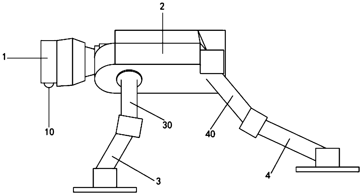 Self-obstacle-crossing robot and control method