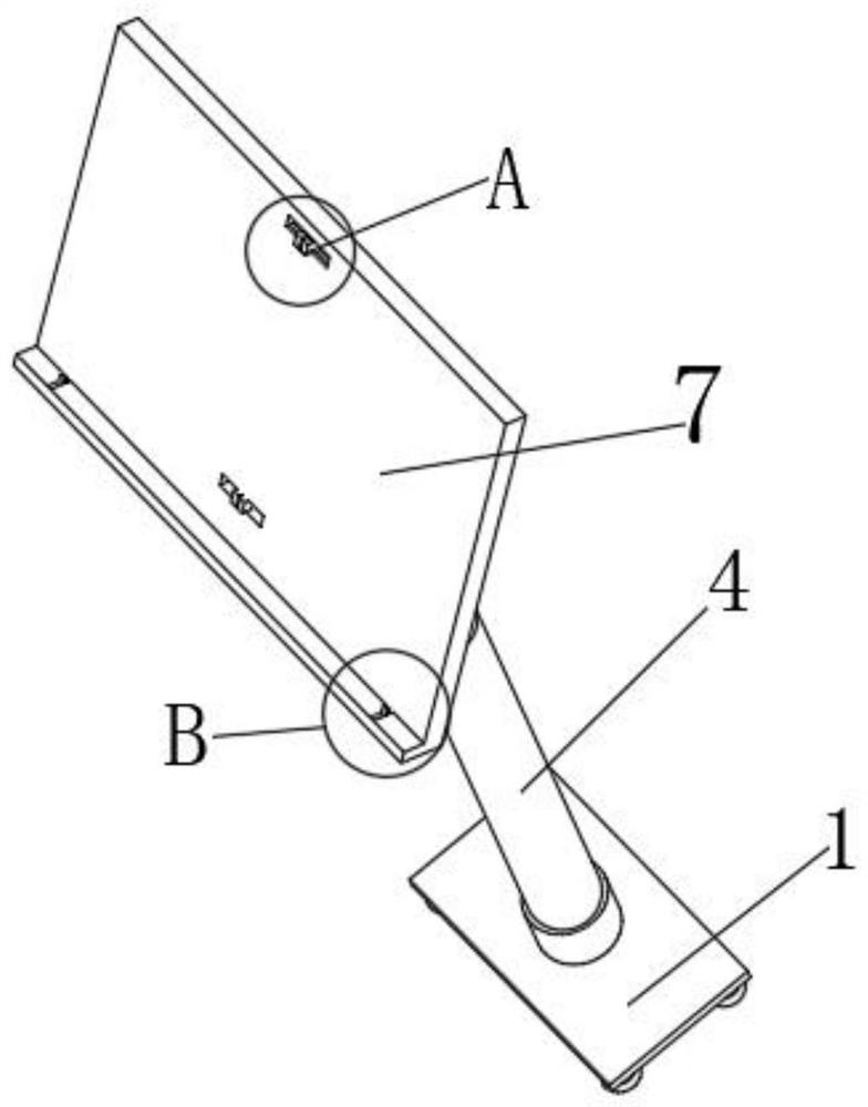 Music stand for piano teaching