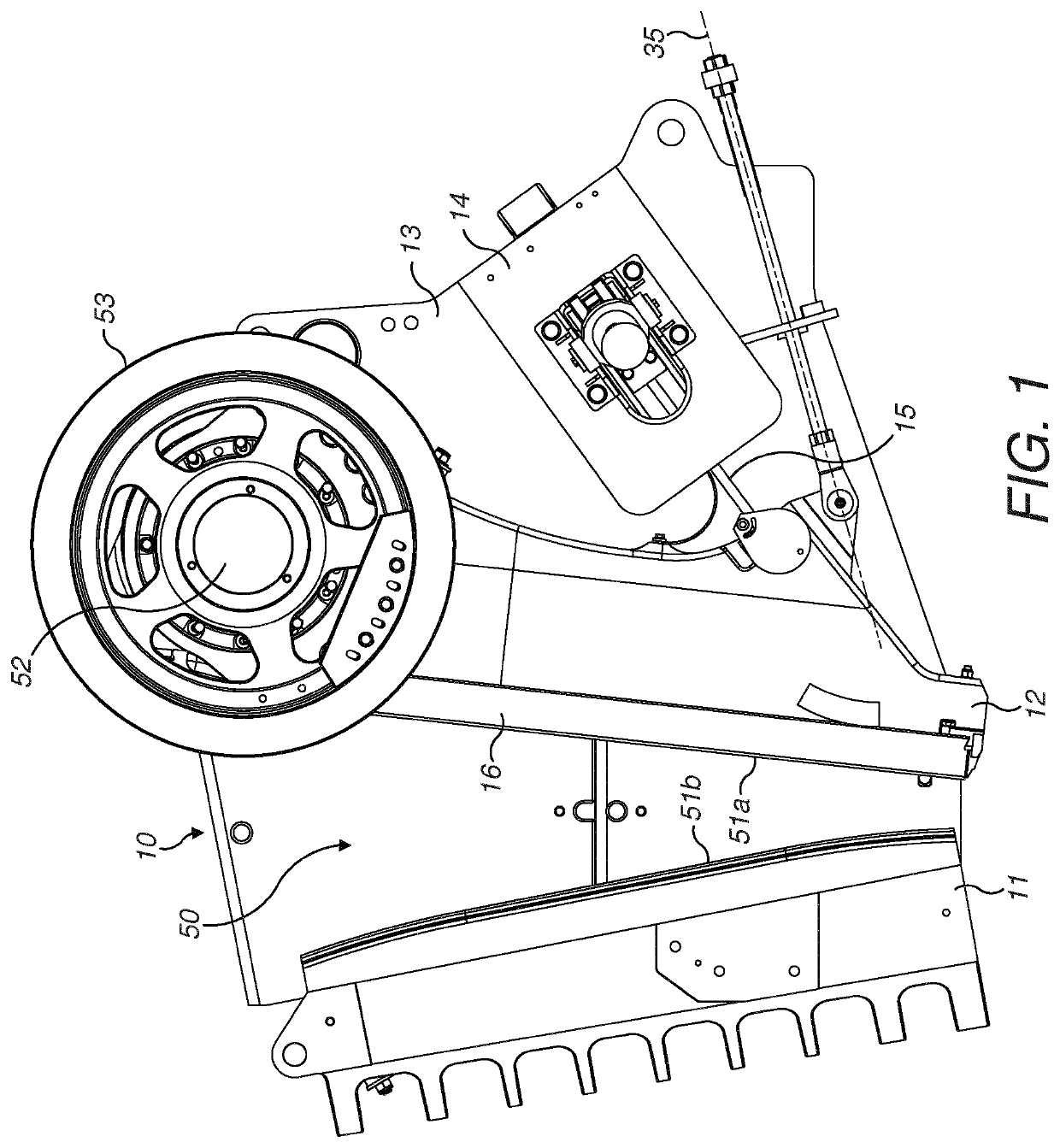 Jaw crusher retraction assembly