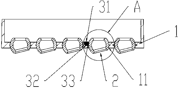 Air outlet device and air conditioner using same