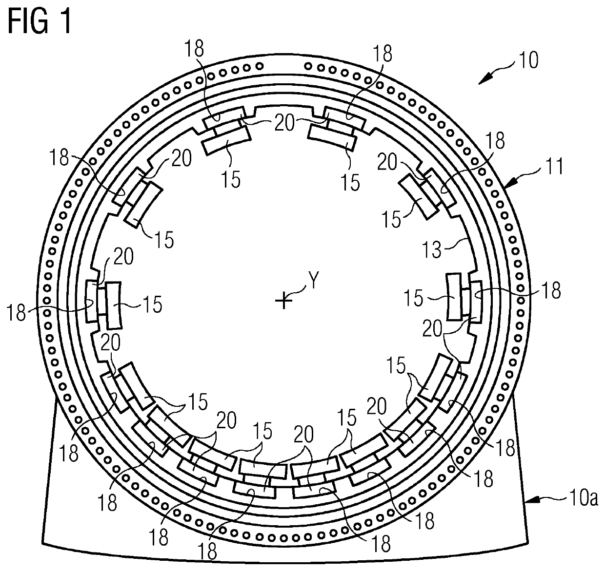 Fluid film bearing for a wind turbine