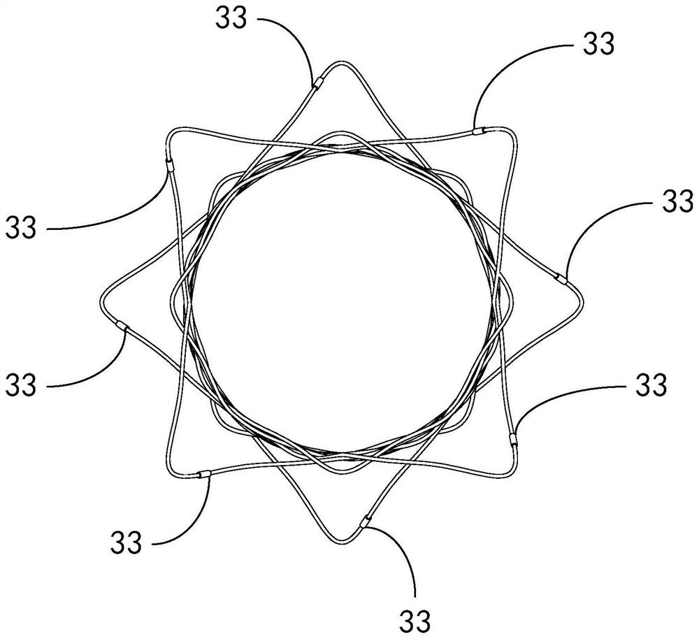 Intracranial stent and intracranial stent conveying system