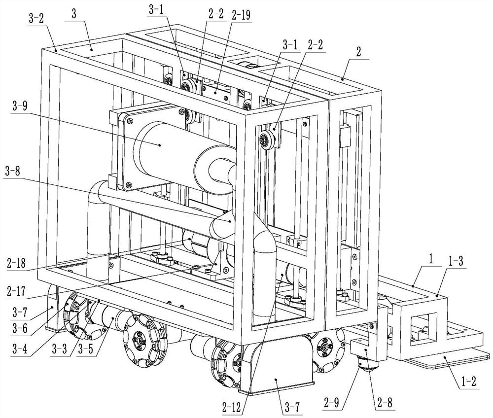 A staircase and ground sweeping and mopping robot