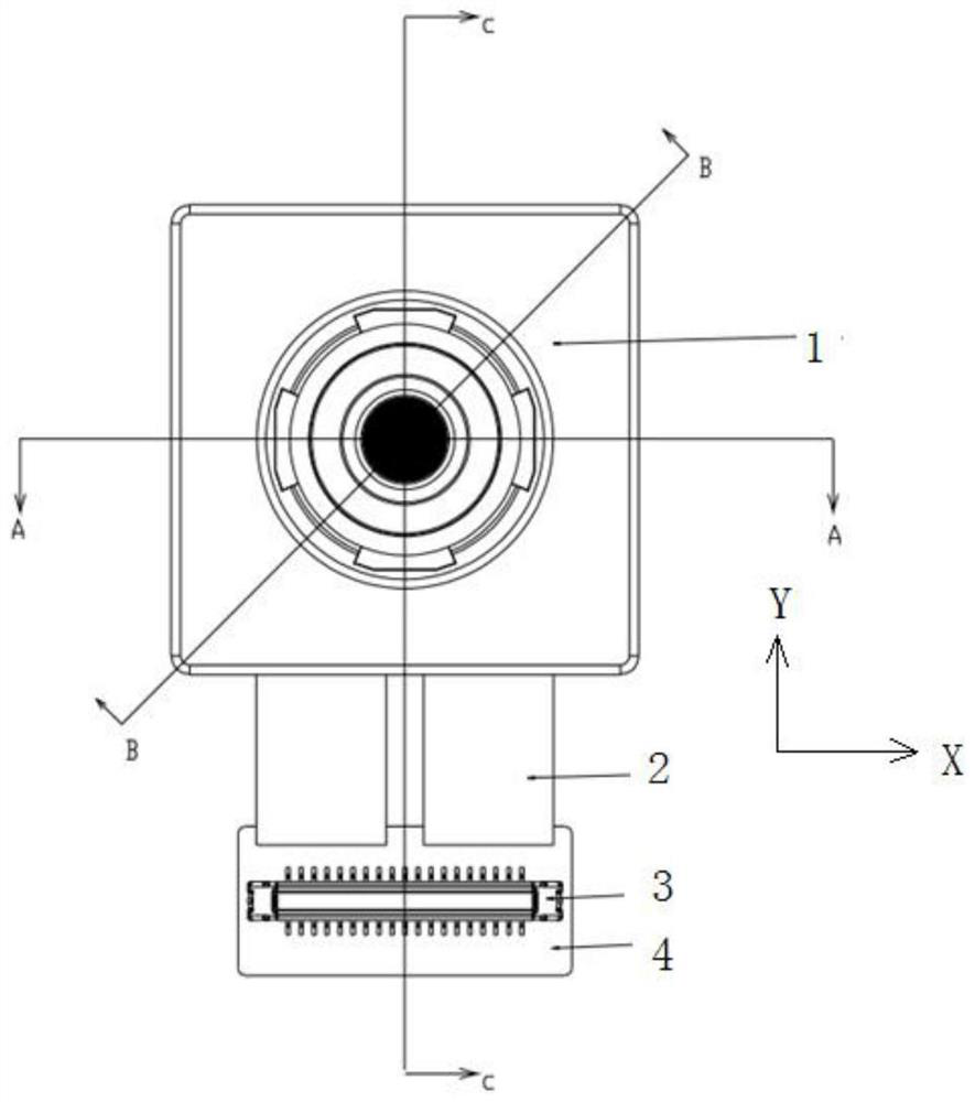 Sensor displacement type anti-shake camera module, camera anti-shake system and mobile terminal