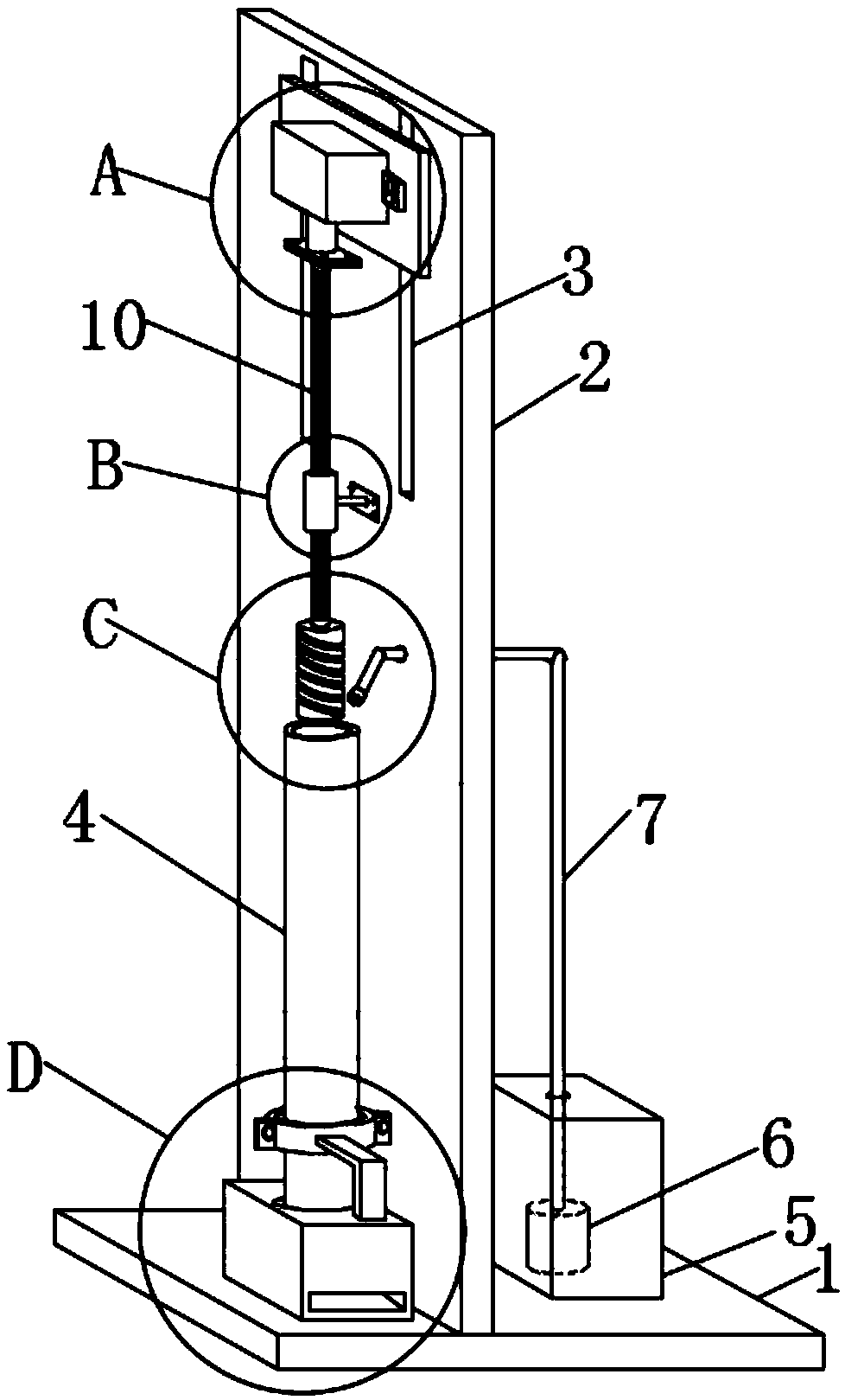 Burr polish-grinding device of metal pipe inner wall