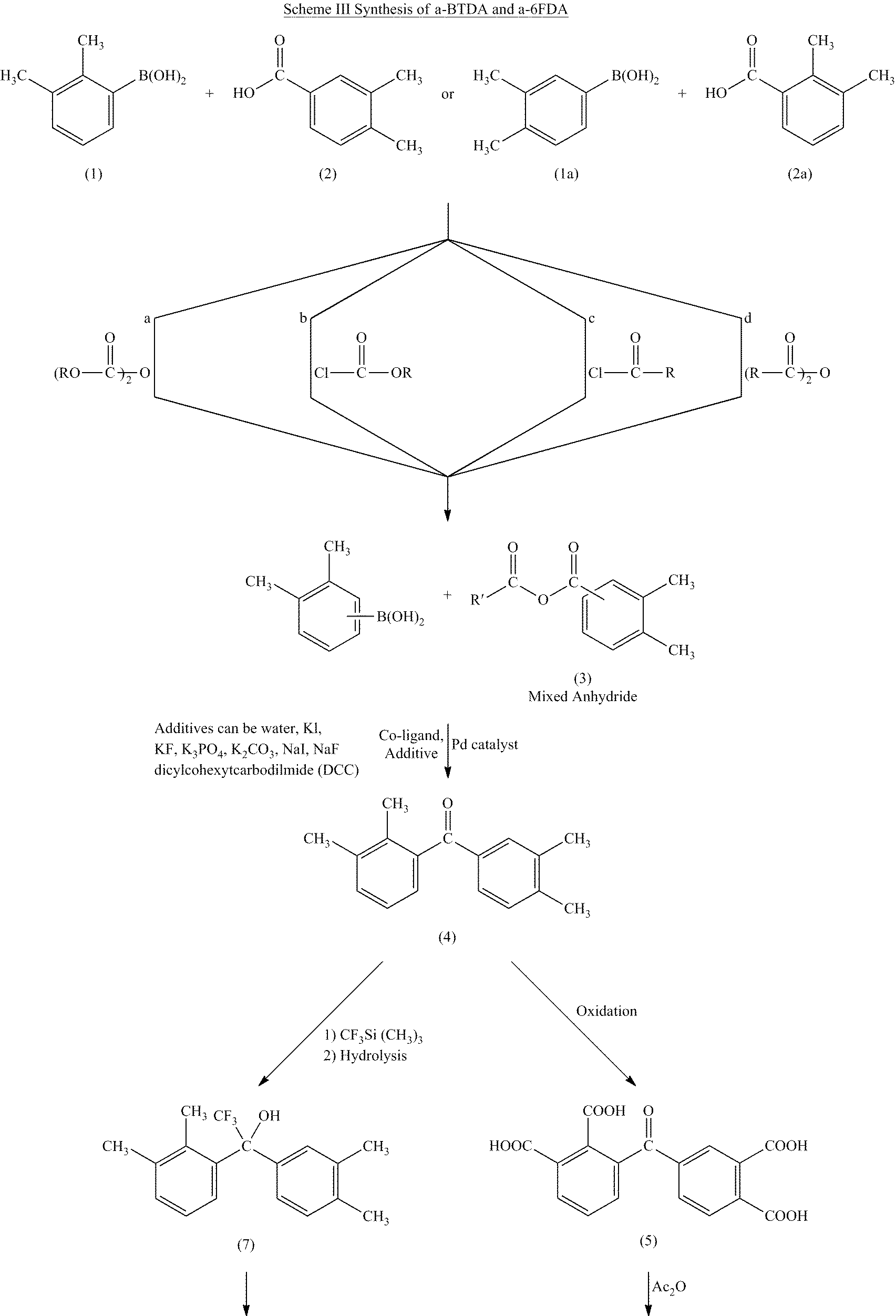 Polyimides derived from novel asymmetric benzophenone dianhydrides
