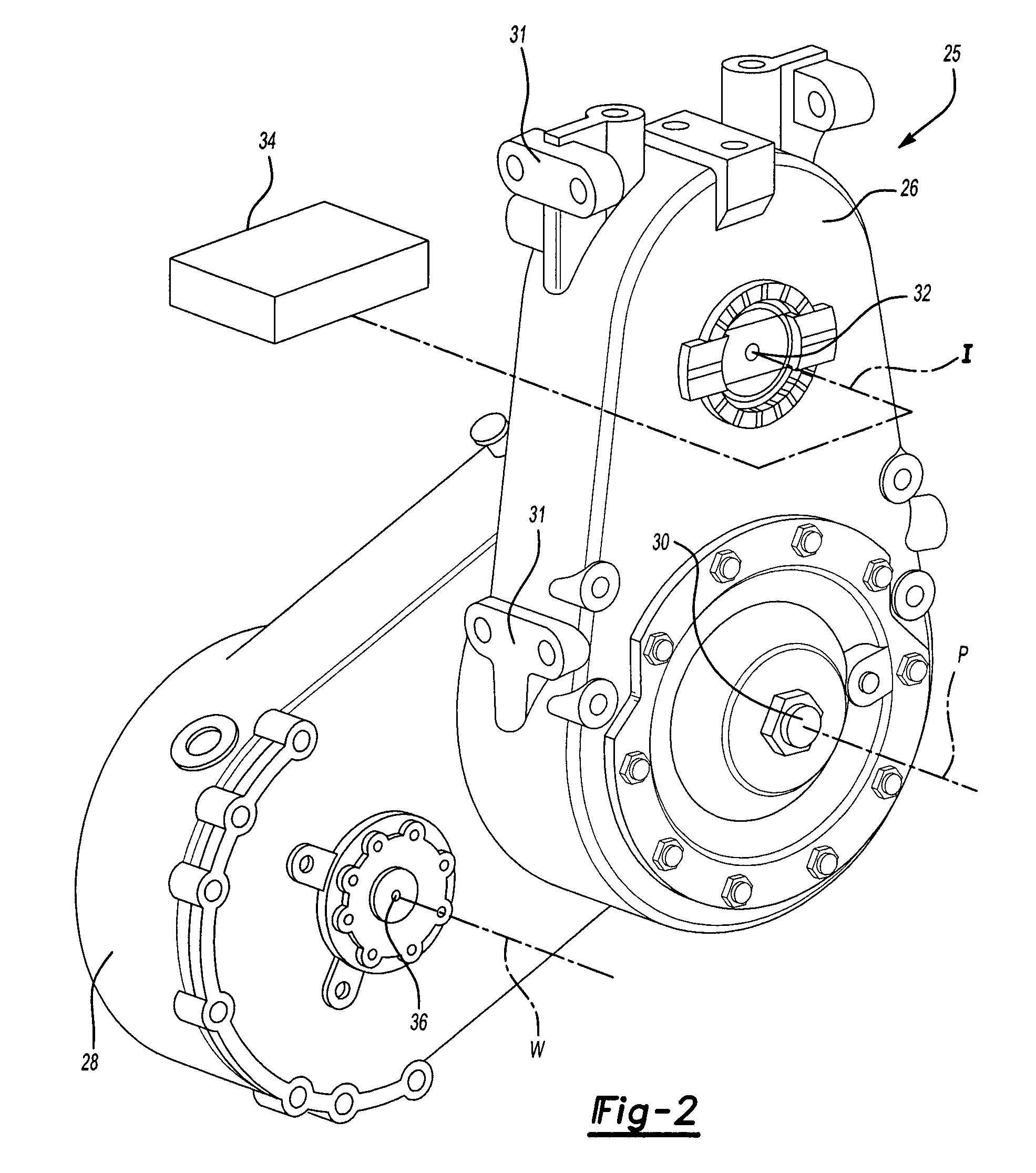 Drive assembly for a high ground clearance vehicle
