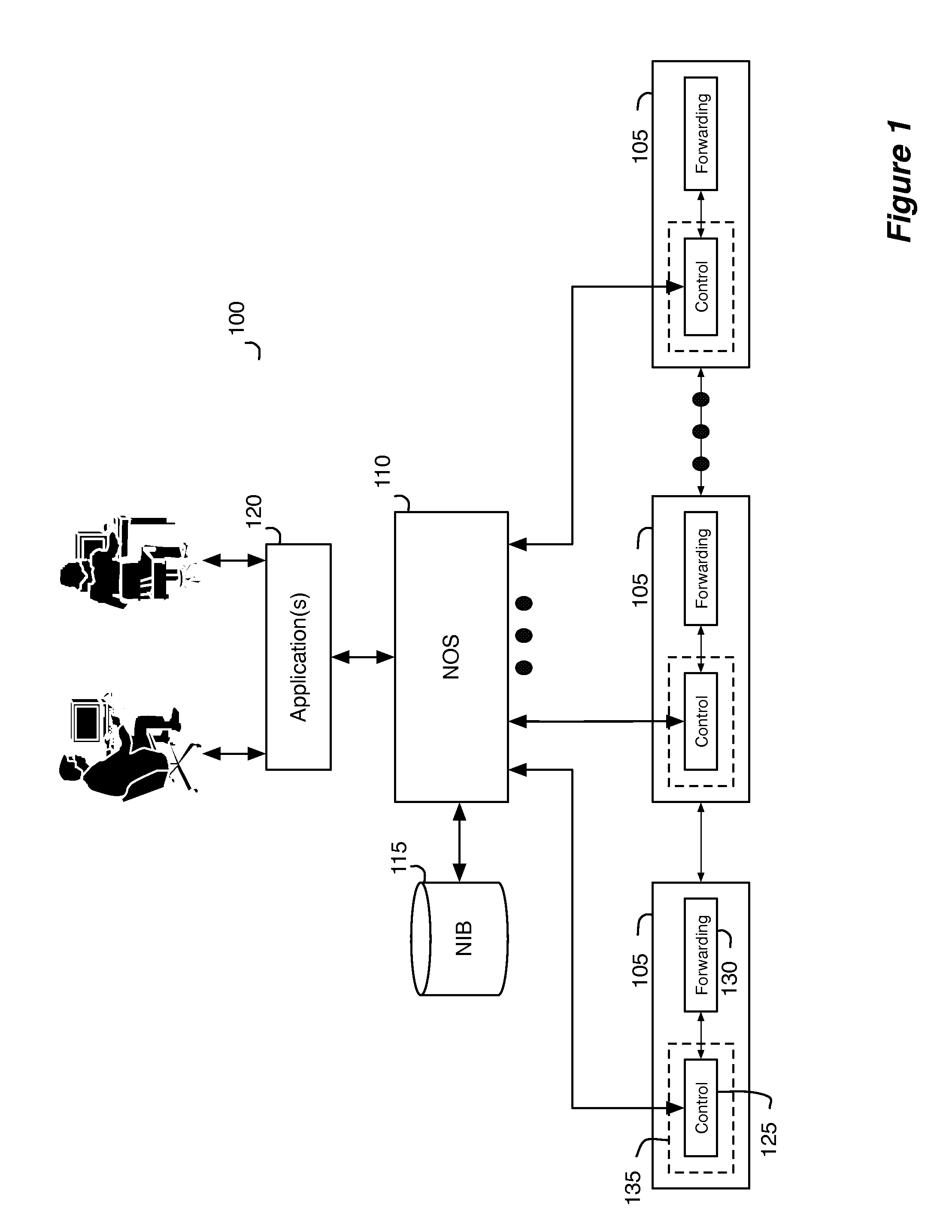 Network control apparatus and method for populating logical datapath sets