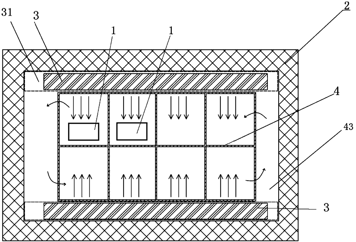 Passive collected water sample conveying and refrigerating device