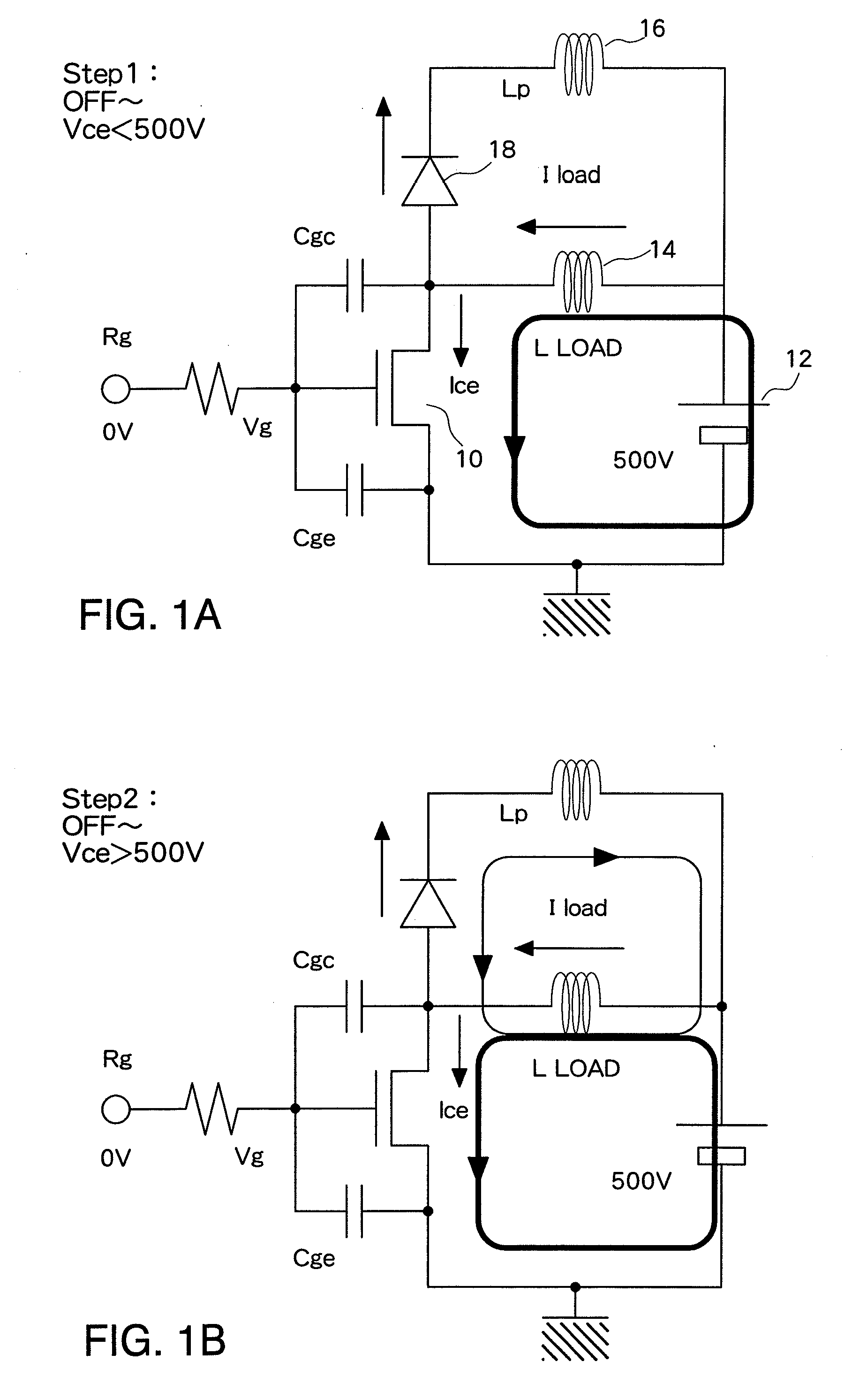 Driving circuit for power semiconductor element