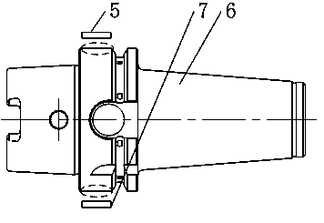 Knife handle identification method