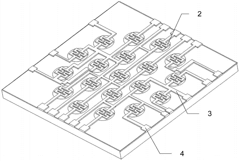 Silicon-based MEMS array propeller and preparation method thereof