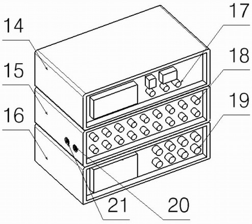 A kind of complex environment test system and test method of blade based on fiber grating sensor