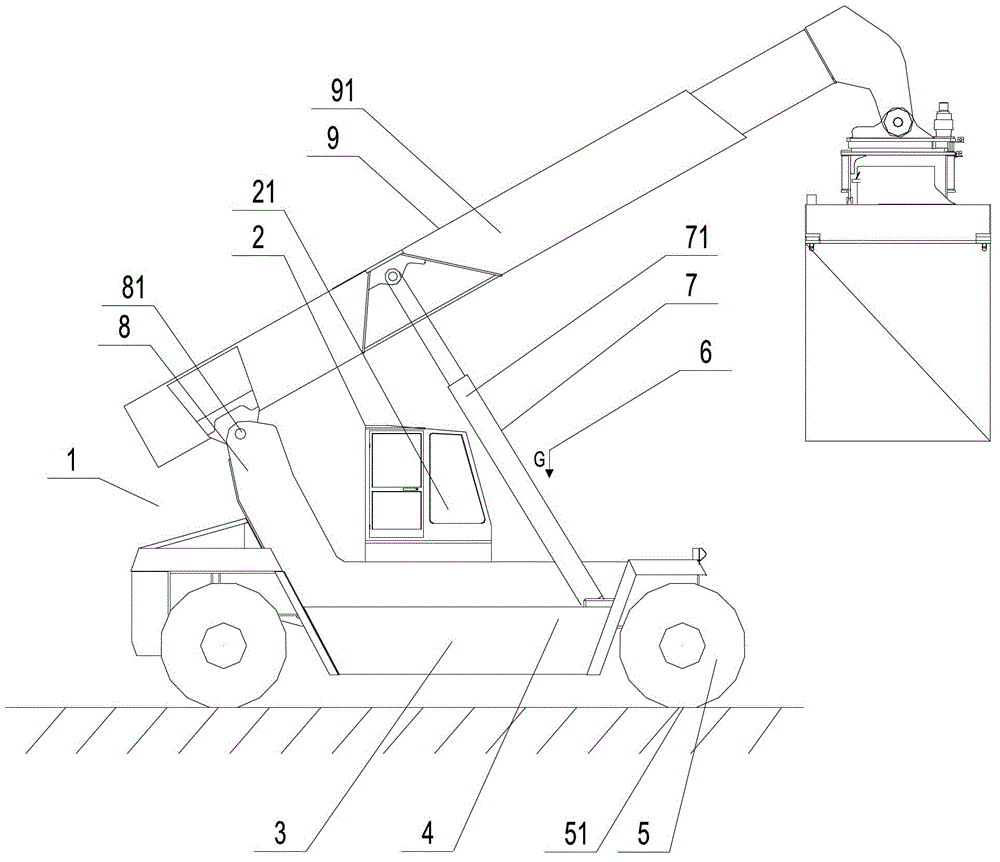 A crane and its anti-overturn protection method and device