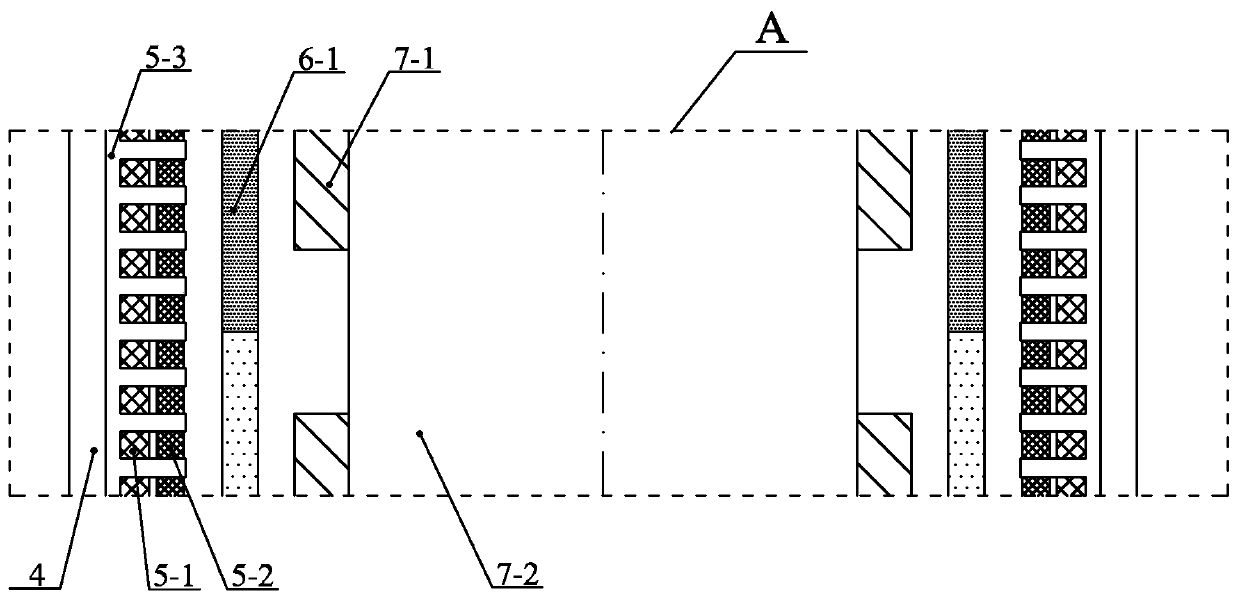 Double-mover double-winding planar linear generator based on the principle of unilateral magnetic regulation