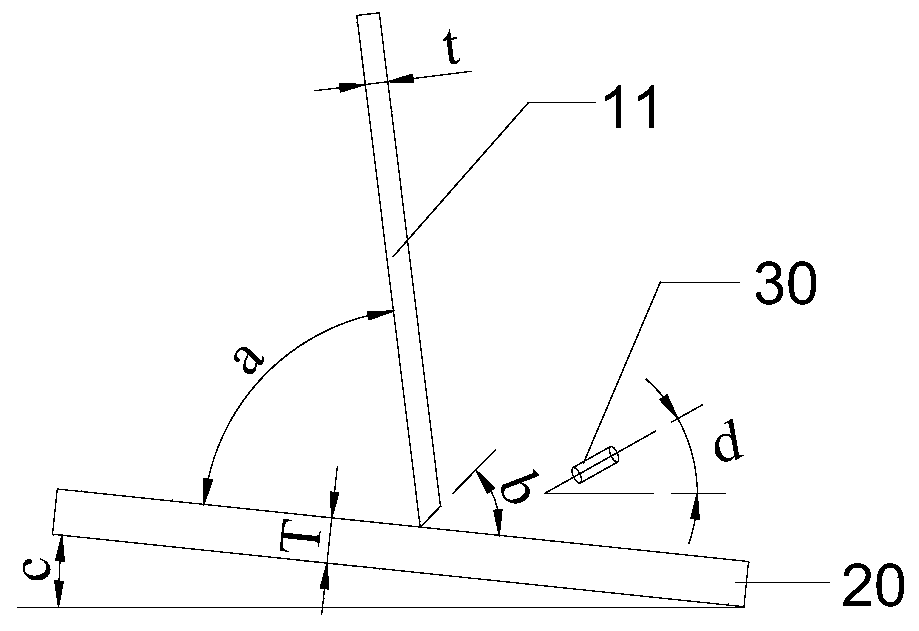 U rib full penetration welding method