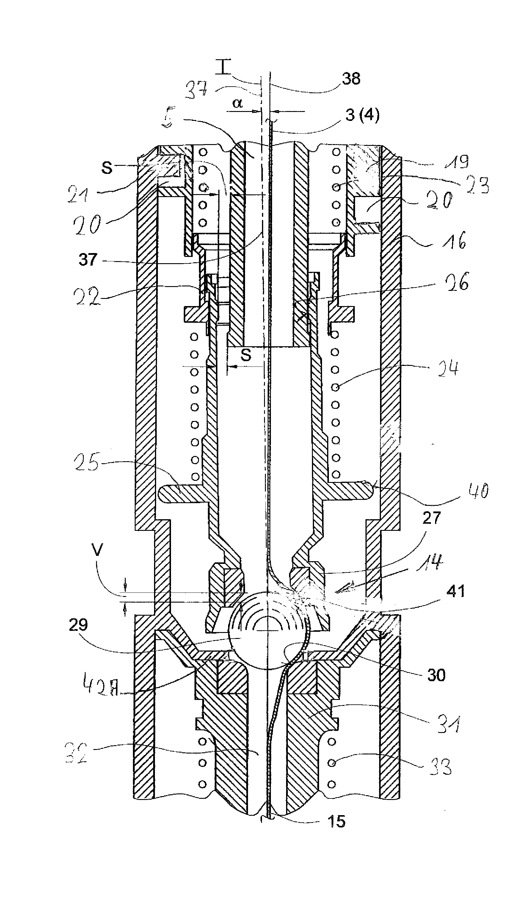 Yarn brake for a two-for-one twisting spindle