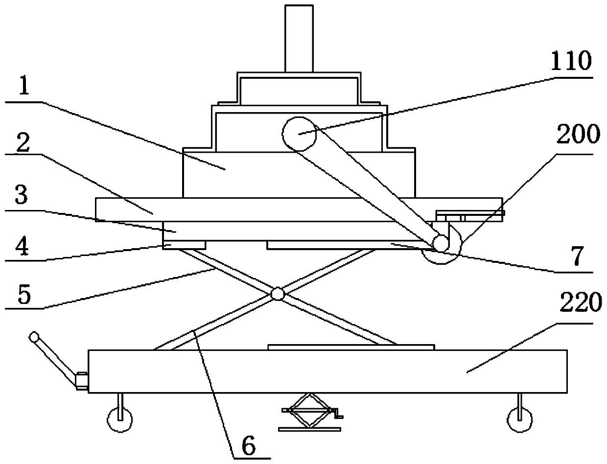 Rock tension-compression shear seepage test device