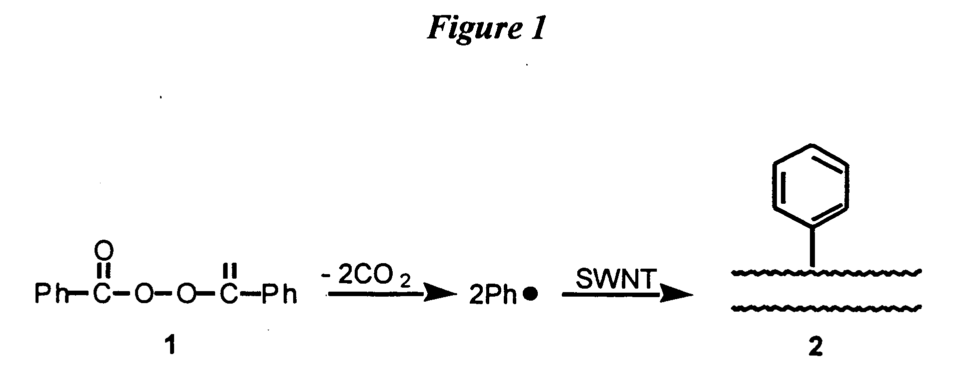 Method for functionalizing carbon nanotubes utilizing peroxides