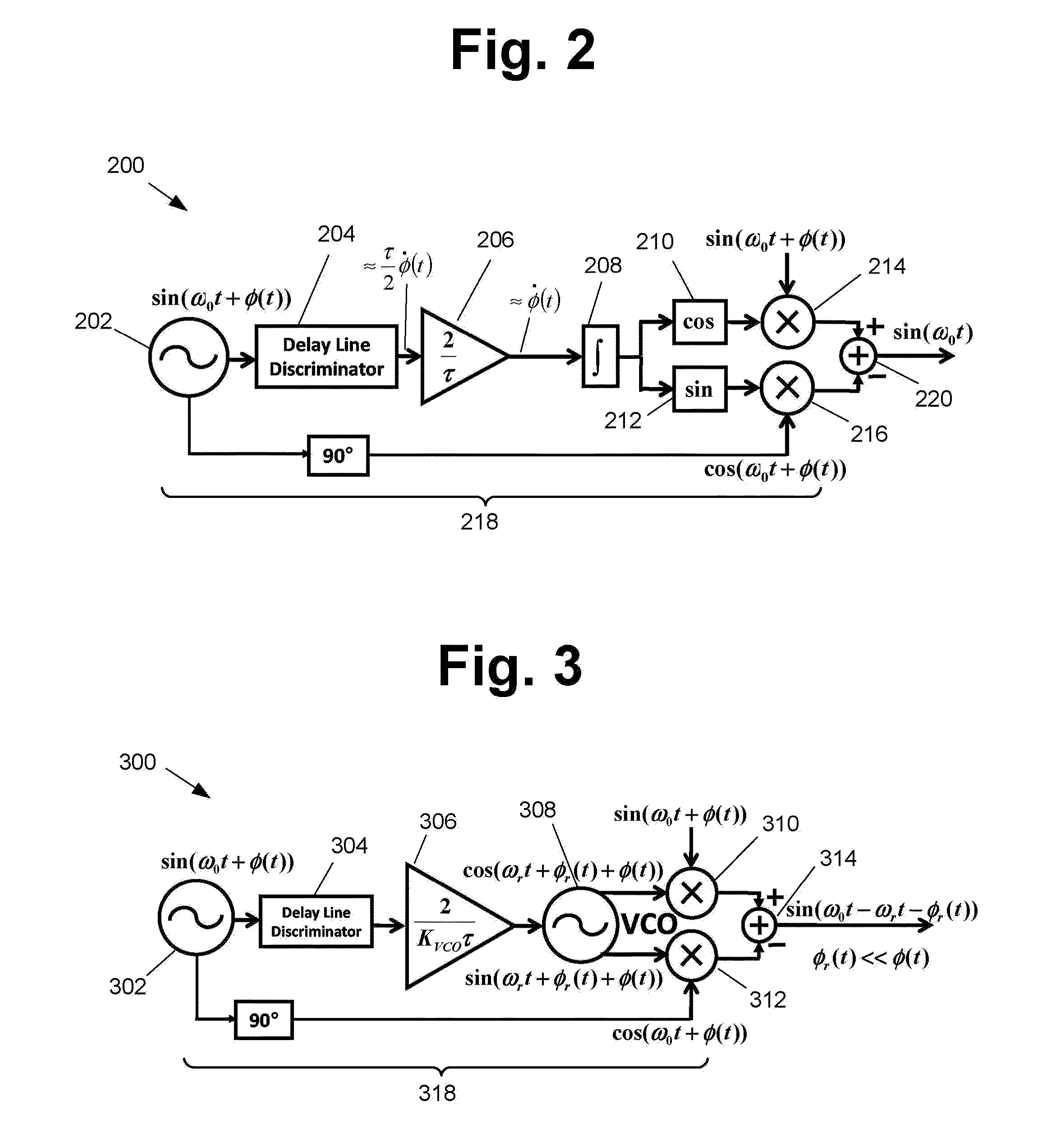 Feed-back and feed-forward systems and methods to reduce oscillator phase-noise