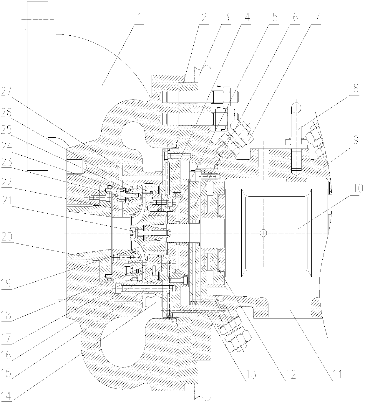 Low-temperature hydraulic turbine